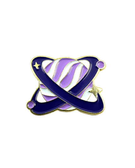 Pin's Planète Violette - Accessoire coloré pour les fans de cosmique