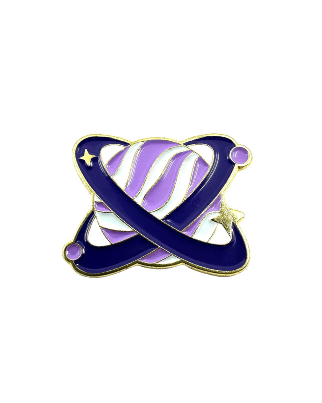 Pin's Planète Violette - Accessoire coloré pour les fans de cosmique