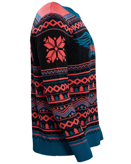 Pull de Noël moche Aerosmith Wings