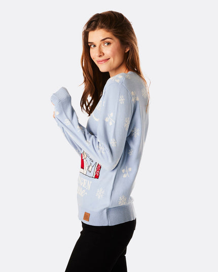 Pull de Noël Cendrillon pour femme