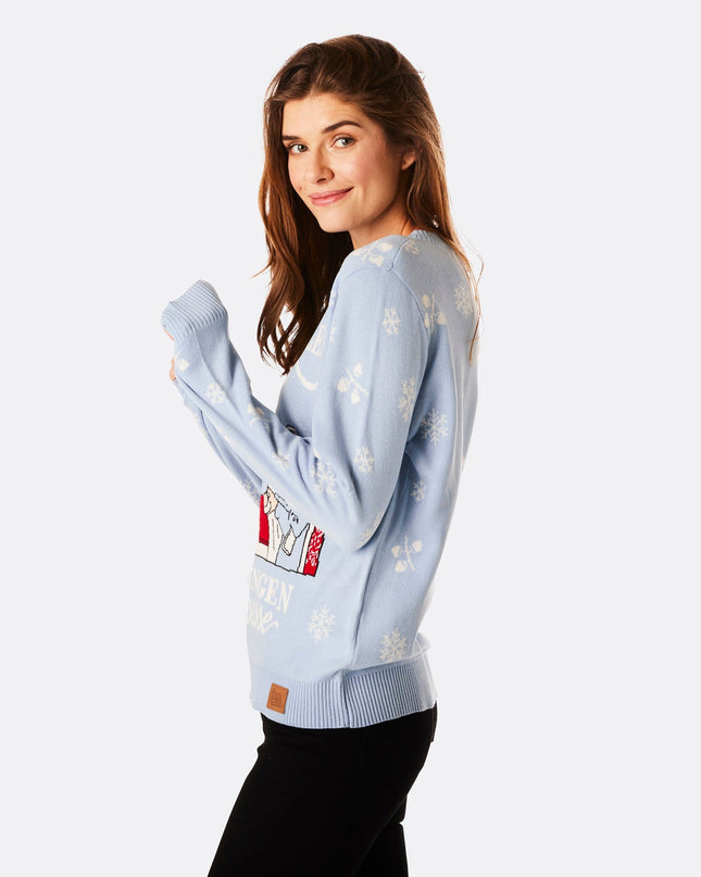 Pull de Noël Cendrillon pour femme