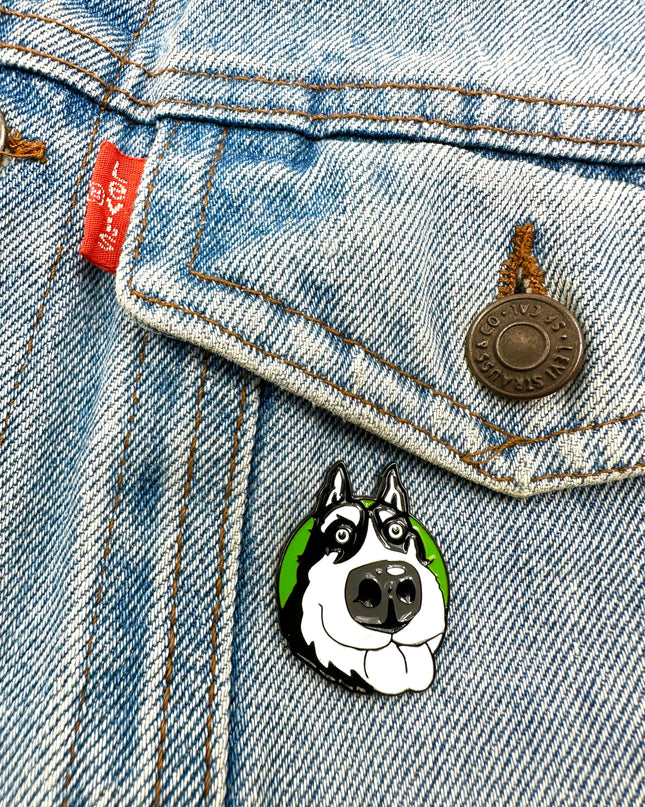 Pin's Husky - Accessoire mignon pour les passionnés de huskies
