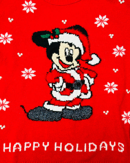 Pull de Noël vintage - Mickey Père Noël