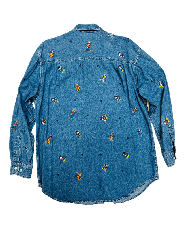 Chemise en jean vintage - La boutique Walt Disney | Pyjamas de Noël pour toute la famille