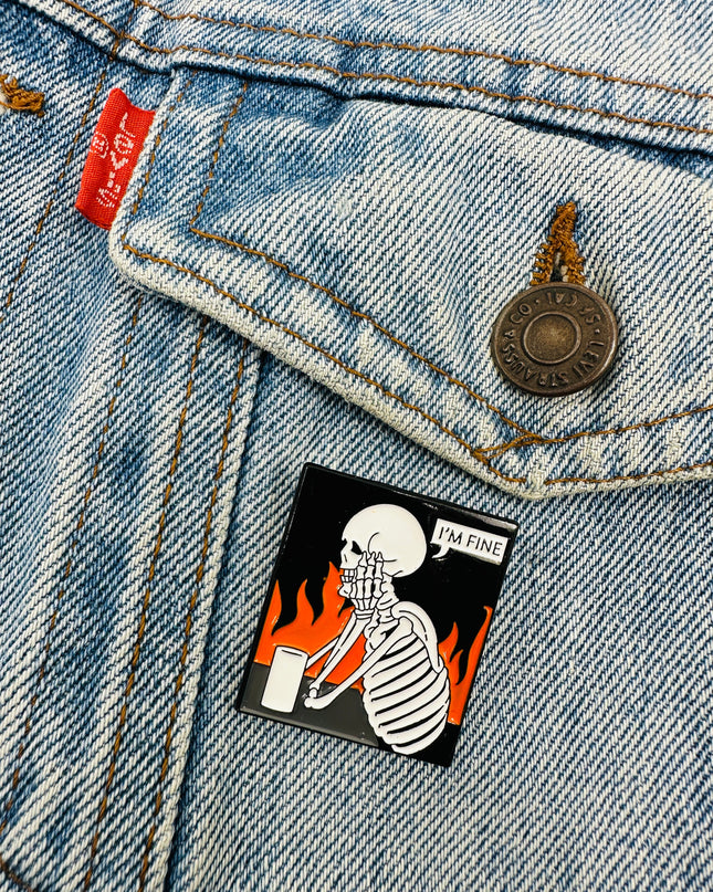 Épingle « Je vais bien » | Pyjamas et accessoires de Noël pour toute la famille