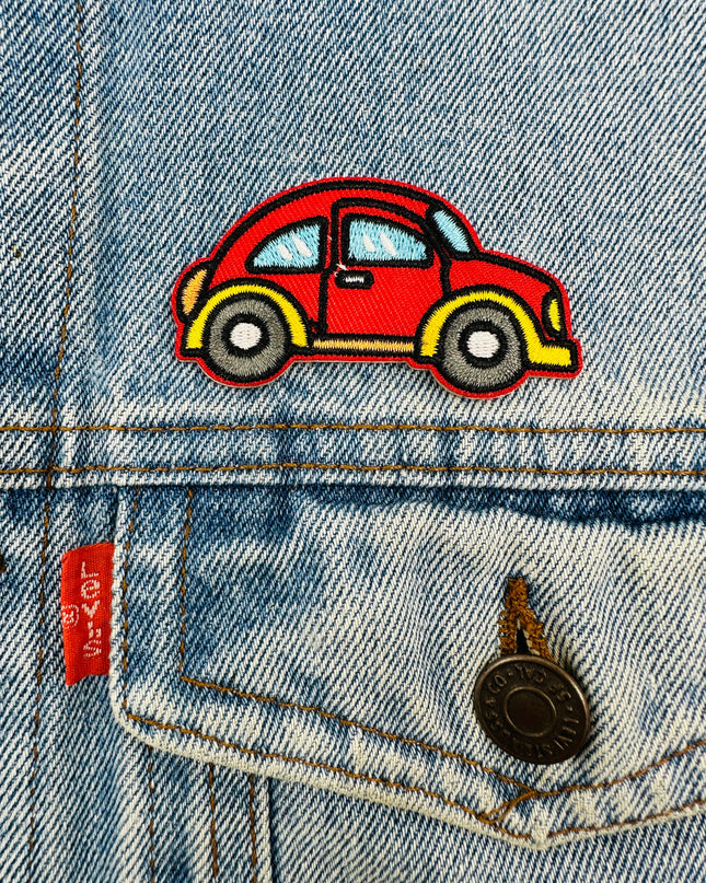 Écusson - Motif de voiture rouge