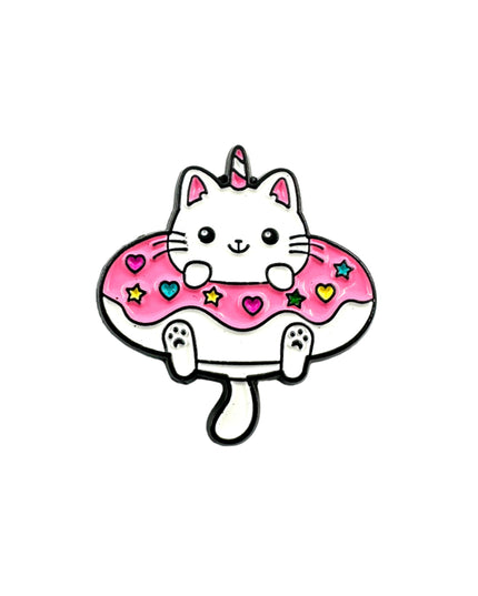 Pin's Licorne Chat Donut | Étiquettes : Accessoires