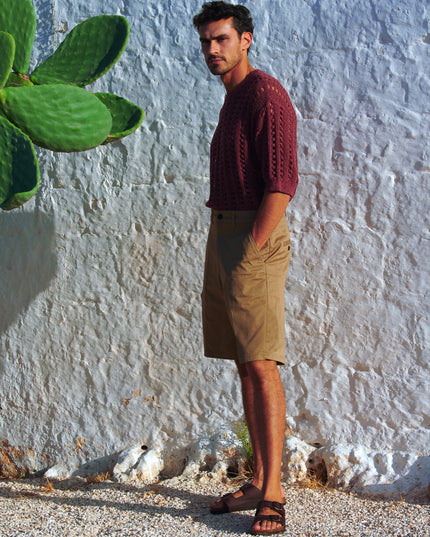 Pantoufles Grünland Mogano à double bride pour hommes