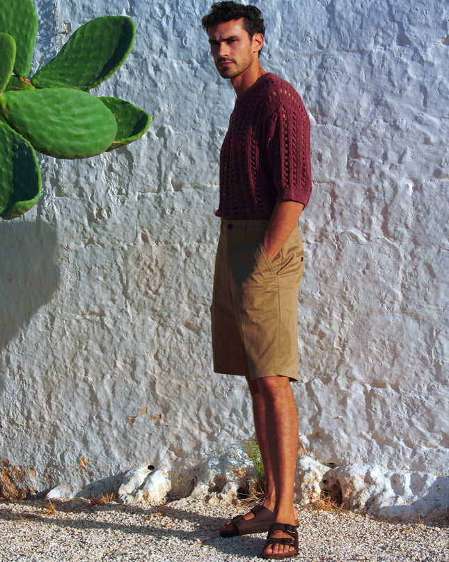 Pantoufles Grünland Mogano à double bride pour hommes