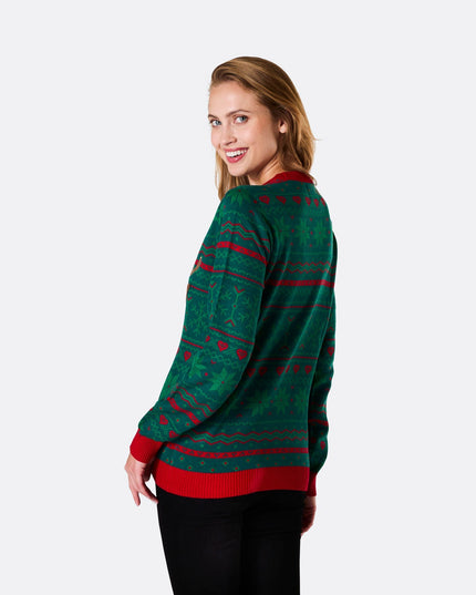 Pull de Noël Brewdolph pour femme