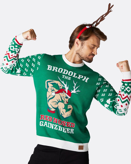 Pull de Noël Brodolph pour homme