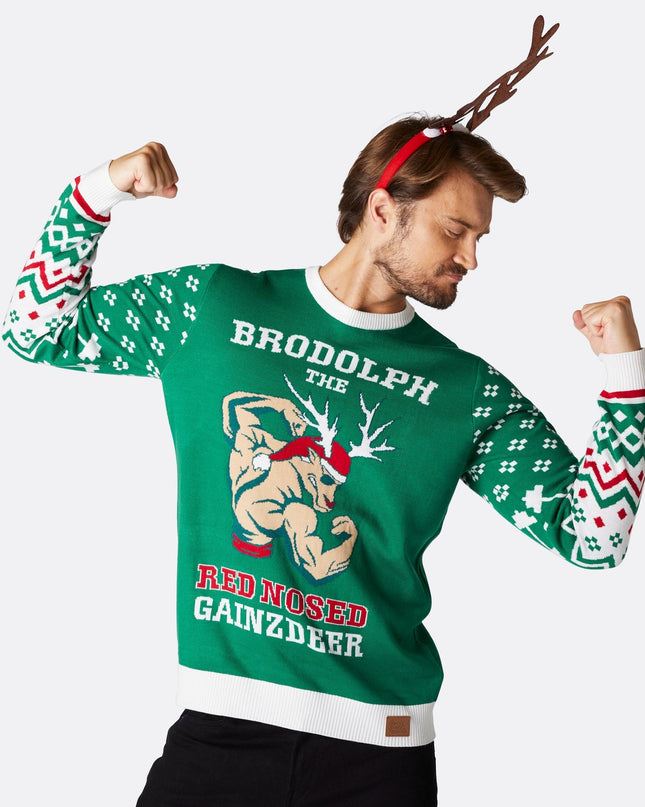 Pull de Noël Brodolph pour homme