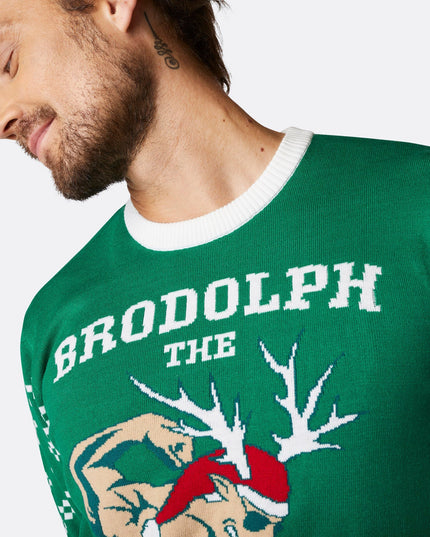 Pull de Noël Brodolph pour homme