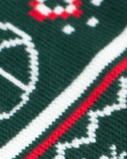 Pull de Noël moche en 3D avec filet de basket