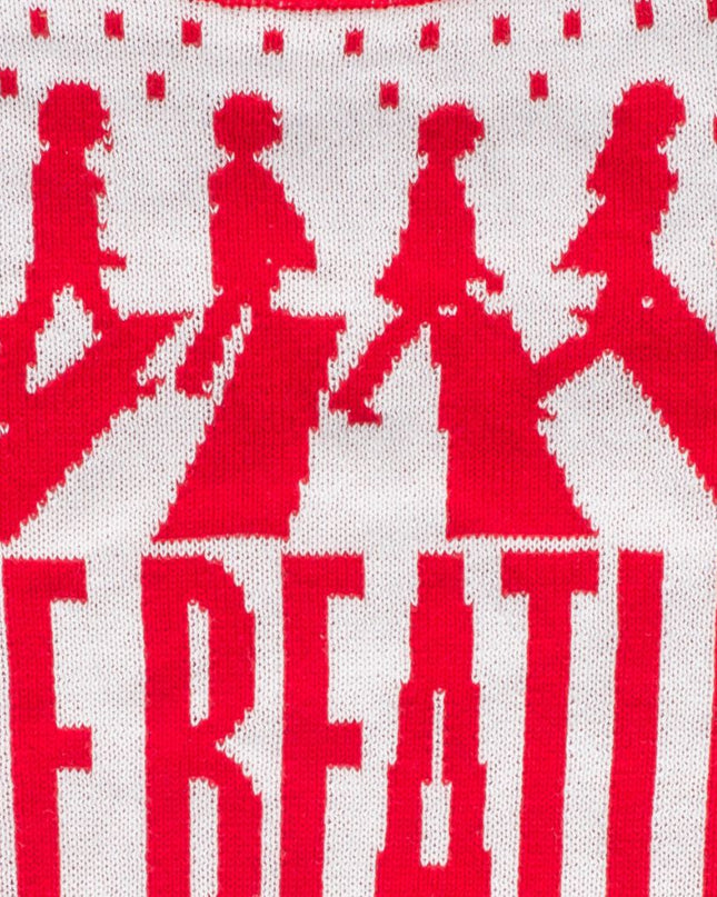 Pull de Noël moche des Beatles Abbey Road