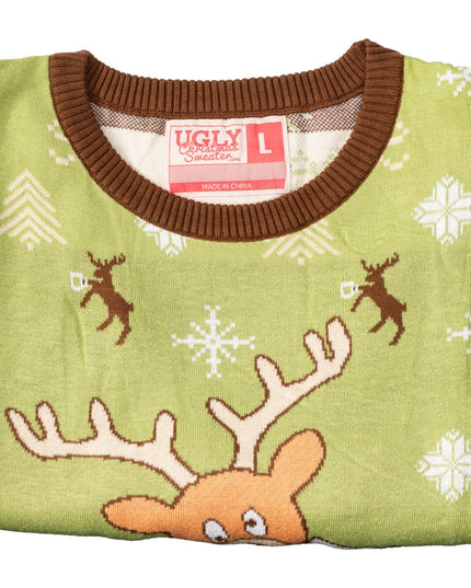 Pull de Noël moche et drôle pour adultes Blitzen Drunk