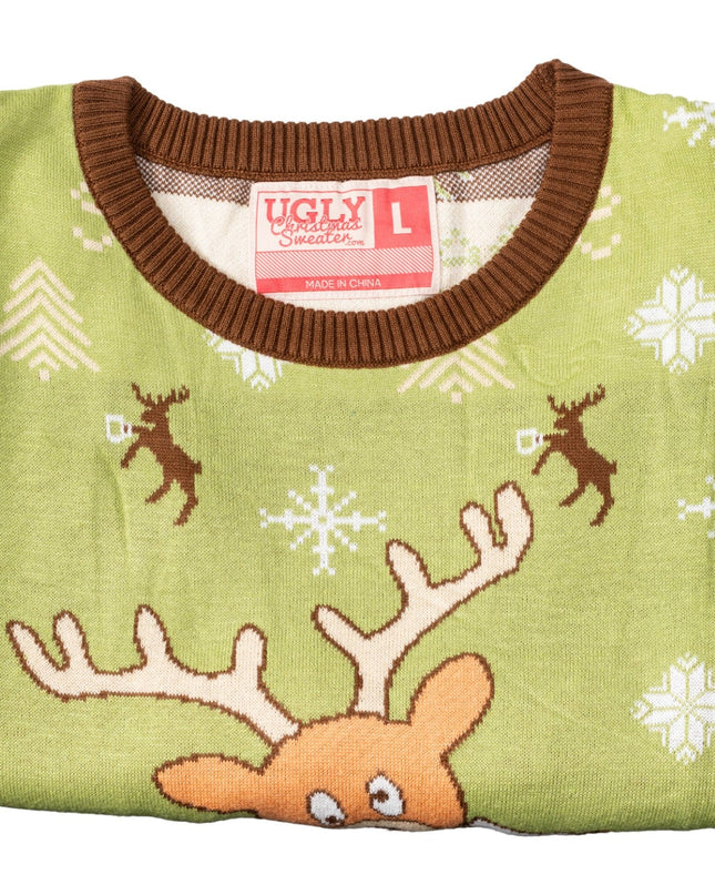 Pull de Noël moche et drôle pour adultes Blitzen Drunk