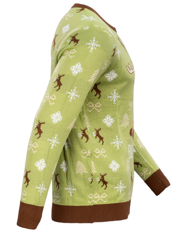 Pull de Noël moche et drôle pour adultes Blitzen Drunk