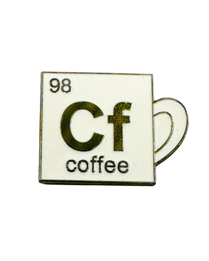 Insigne à épingle Caffeine Bond pour accessoires