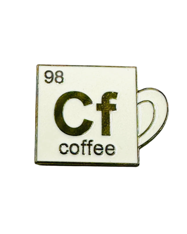 Caffeine Bond Pin Badge