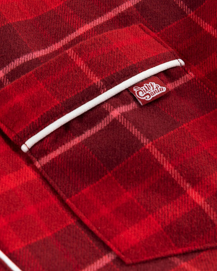 Pyjamas de Noël en flanelle rouge pour enfants