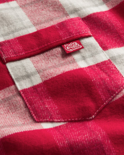 Pyjama de Noël en flanelle rouge pour enfants