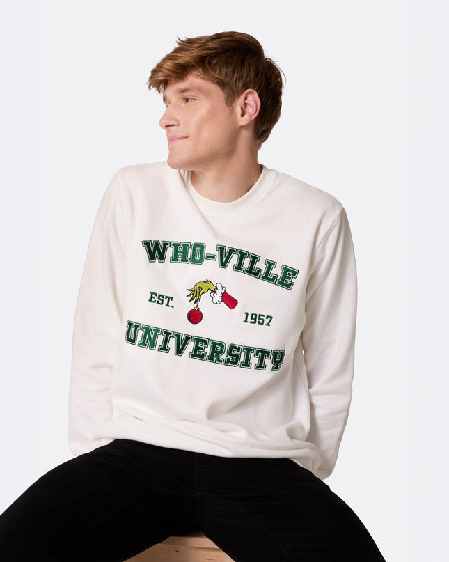 Sweat-shirt de Noël pour hommes de l'université Whoville