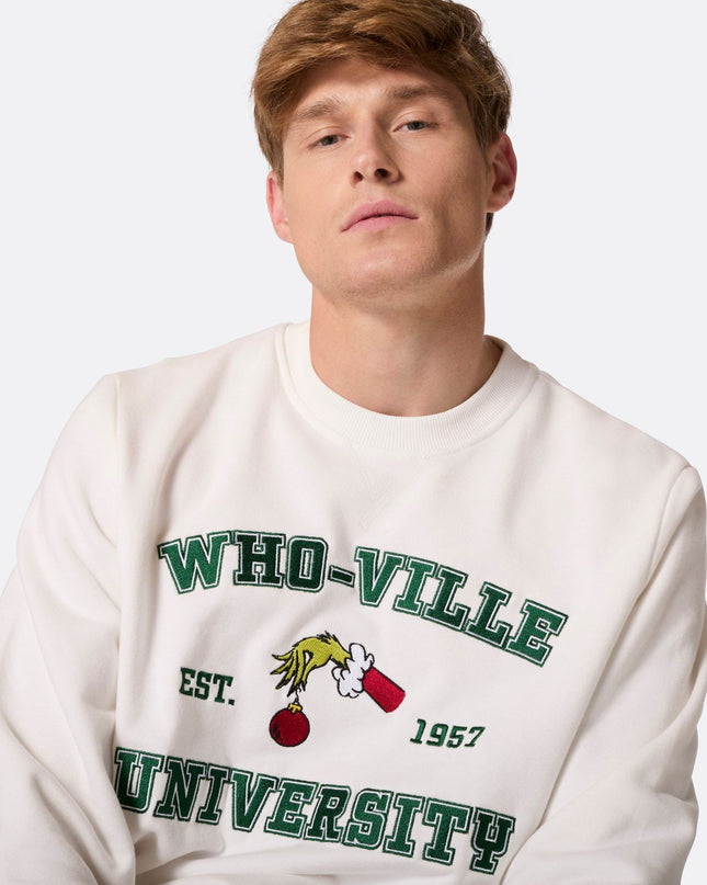 Sweat-shirt de Noël pour hommes de l'université Whoville