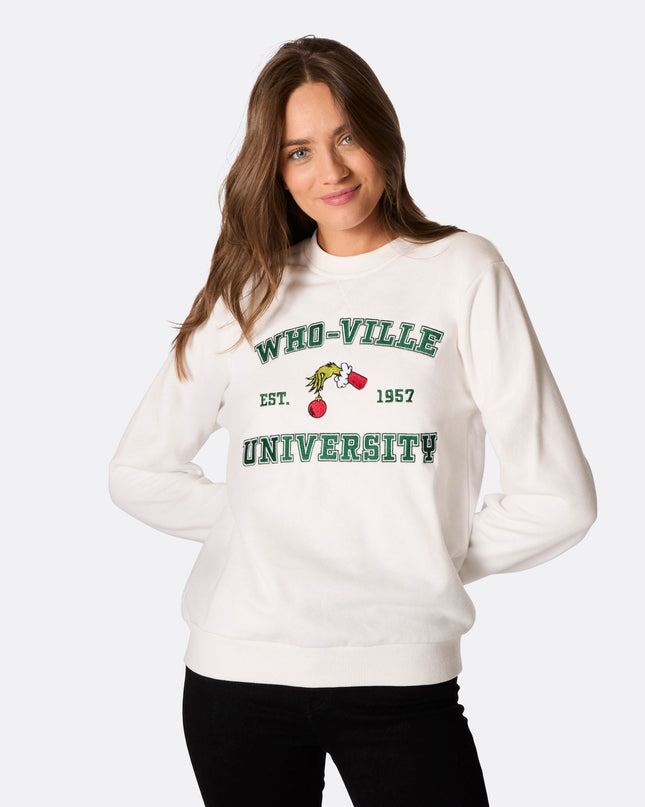 Sweat-shirt de Noël pour femmes de l'université Whoville