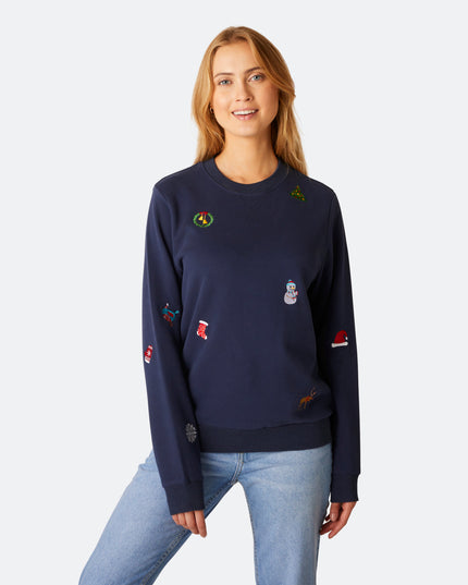 Pull de Noël pour femmes de Blue College