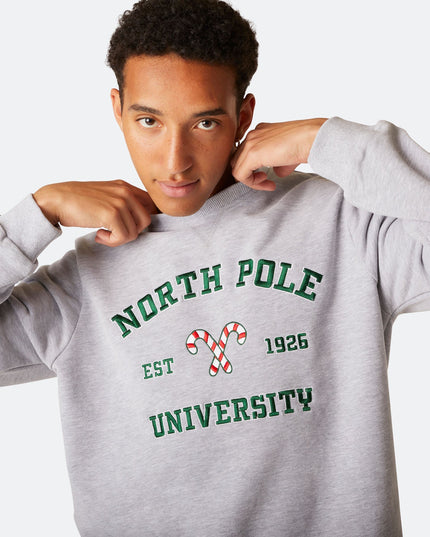 Sweat-shirt de Noël de l'Université du Pôle Nord pour hommes