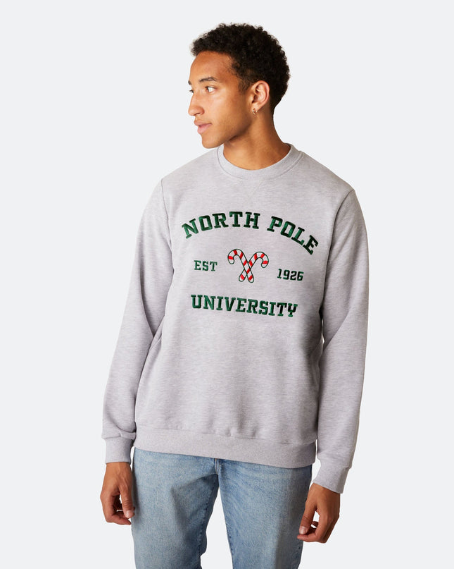 Sweat-shirt de Noël de l'Université du Pôle Nord pour hommes