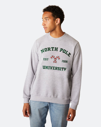 Sweat-shirt de Noël de l'Université du Pôle Nord pour hommes