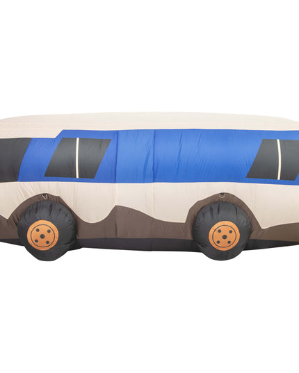 Décoration de Noël gonflable « Le chien qui a les vacances » pour pelouse