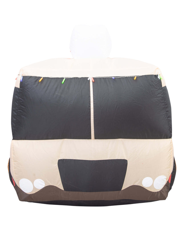 Décoration de Noël gonflable « Le chien qui a les vacances » pour pelouse