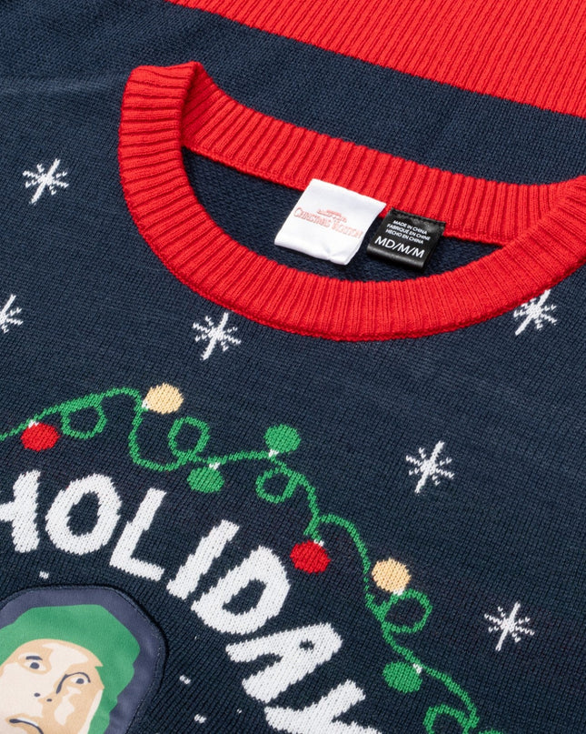 Pull de Noël moche Clark – Tenue festive pour les vacances