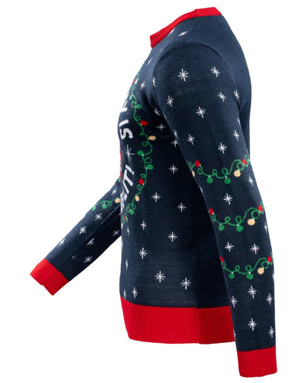 Pull de Noël moche Clark – Tenue festive pour les vacances