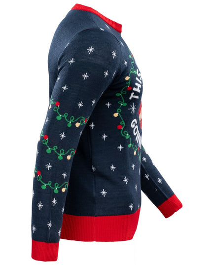 Pull de Noël moche Clark – Tenue festive pour les vacances