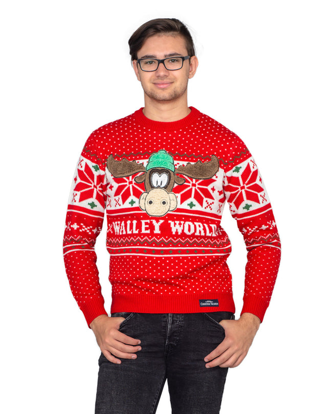 Le pull moche de Marty Moose à Walley World, avec ses vacances de Noël