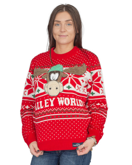Pull de Noël pour femmes avec Marty Moose