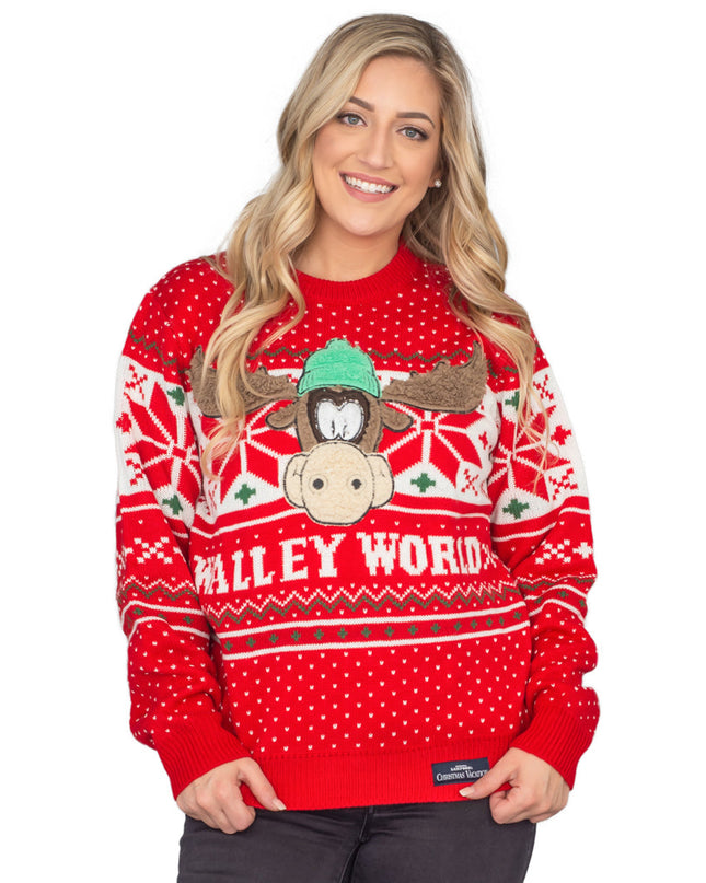Pull de Noël pour femmes avec Marty Moose