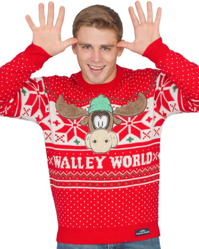 Le pull moche de Marty Moose à Walley World, avec ses vacances de Noël