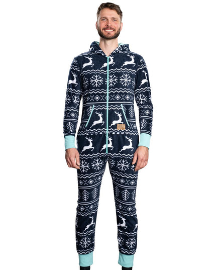 Pull de Noël moche, pyjama combinaison adulte Fair Isle