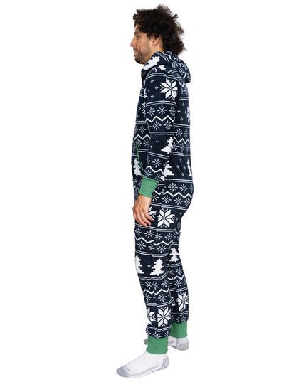 Pull de Noël moche, pyjama combinaison adulte Fair Isle