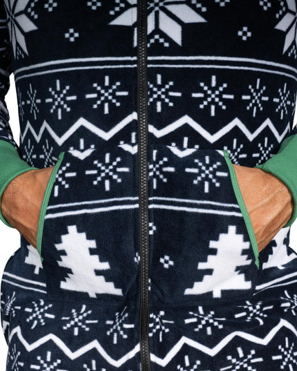 Pull de Noël moche, pyjama combinaison adulte Fair Isle