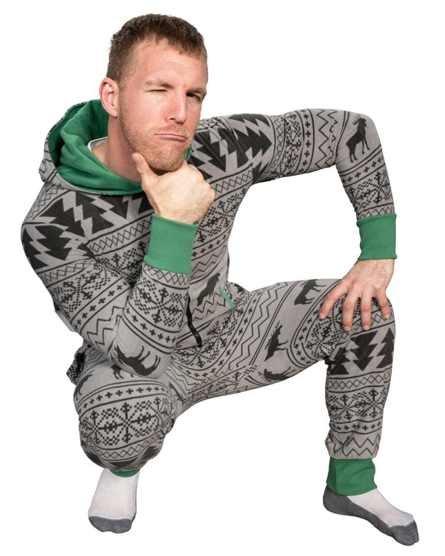 Pull de Noël moche, pyjama combinaison adulte Fair Isle