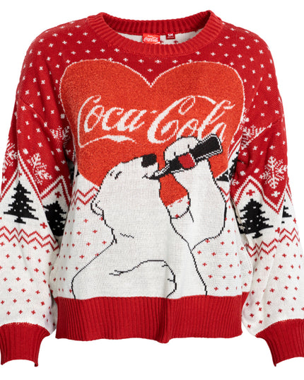 Women's Coca-Cola Polar Bear Love Sweater