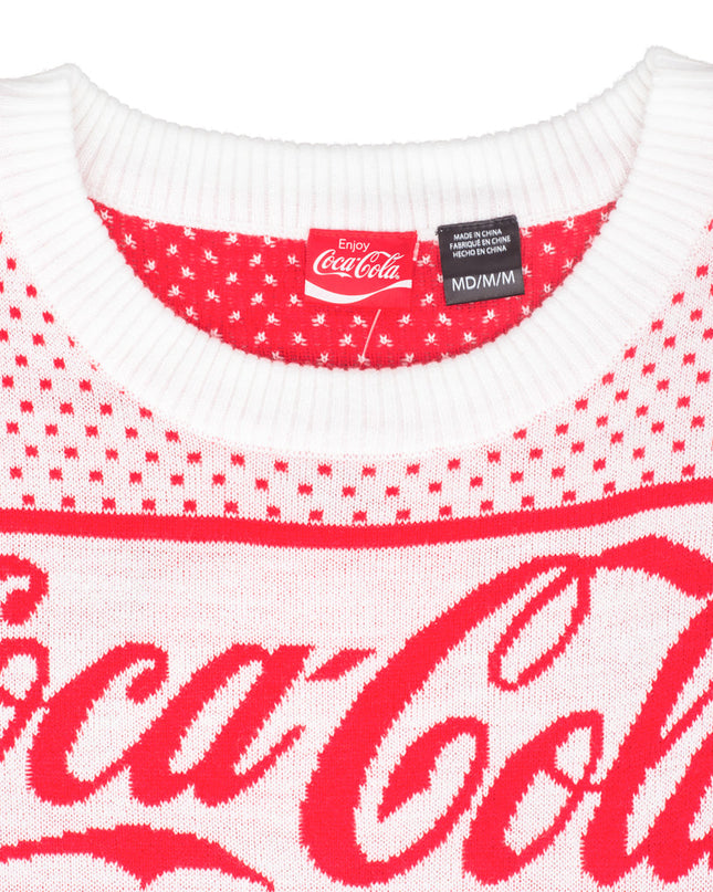 Pull de Noël moche Coca-Cola Ours Polaires Arbres pour hommes