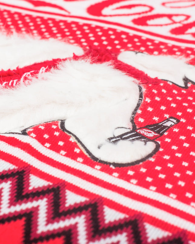 Pull de Noël moche Coca-Cola Ours Polaires Arbres pour hommes