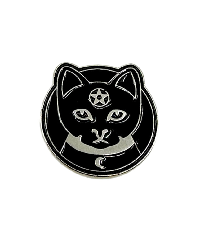 Broche Chat Noir - Accessoire mystérieux pour les amoureux des chats